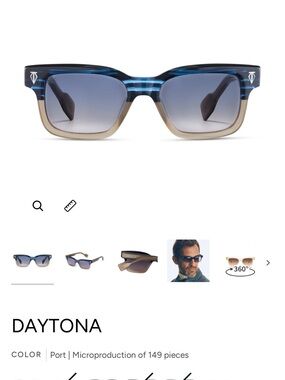 Men’s Sunglasses — Port Blue Gradient